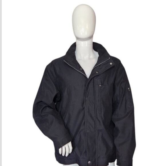 Michael Kors Water Resistant Hooded Coat Quilted Lining Jacket - Picture 5 of 12